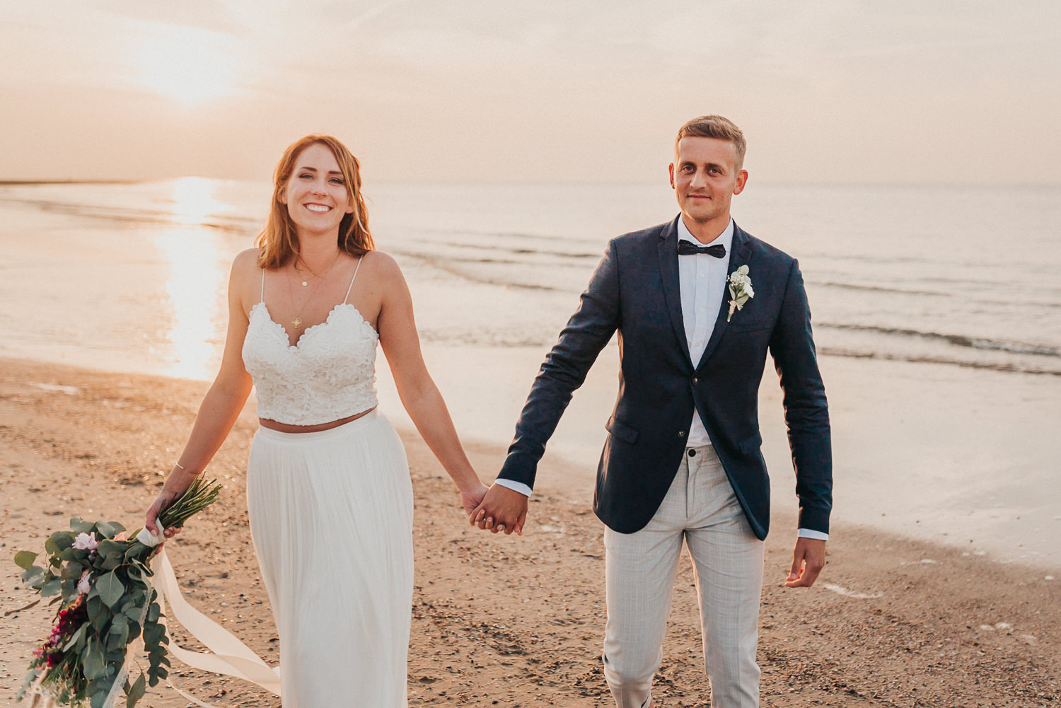 C A Beach Wedding In The Netherlands Jana Stening