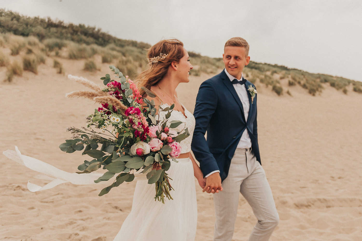 Strandhochzeit Niederlande, Strandhochzeit Holland, Hochzeitsfotograf, Beach wedding