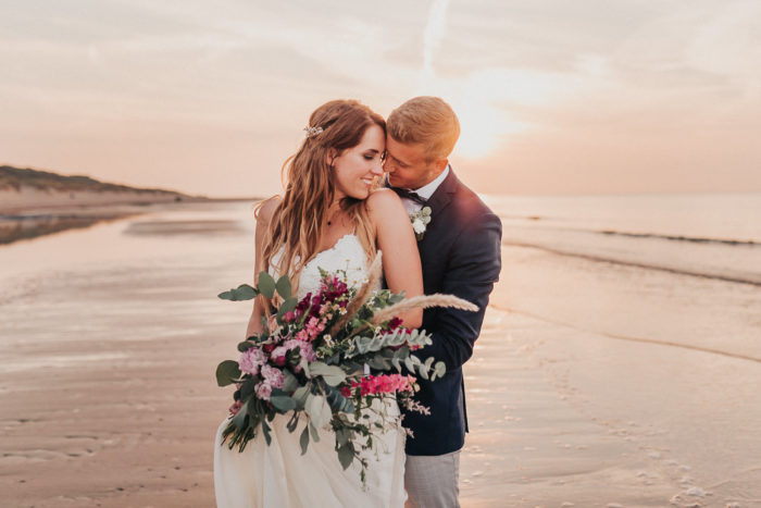 Strandhochzeit Niederlande, Strandhochzeit Holland, Hochzeitsfotograf, Beach wedding
